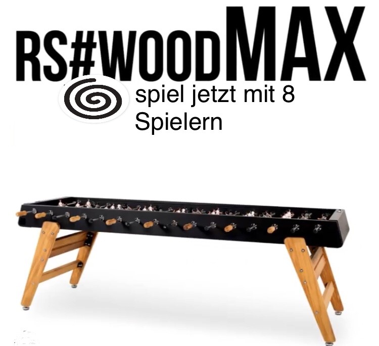 Tischkicker "Der Allrounder" - Design RS#3 Wood von RS Barcelona (in-&outdoor)