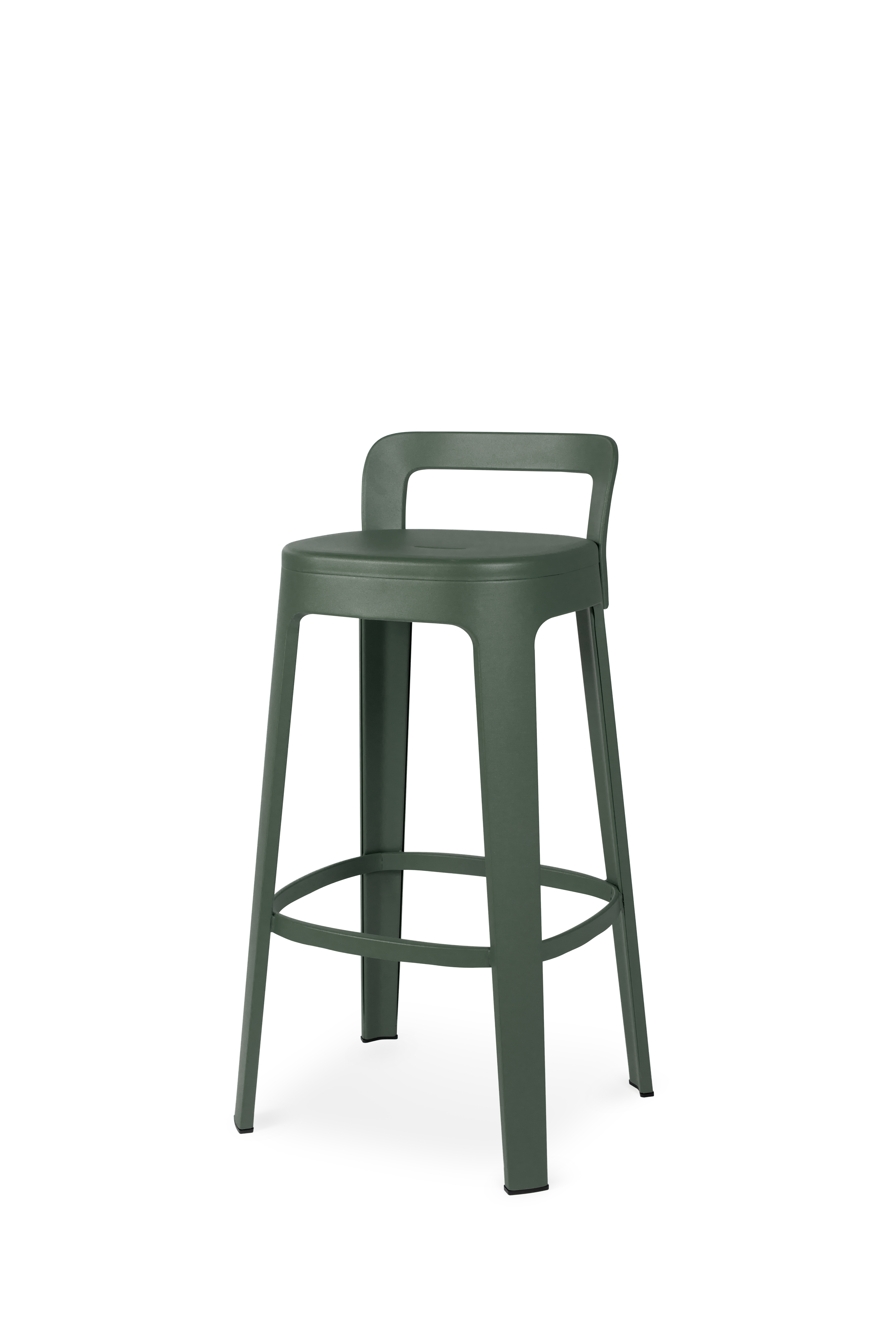 Bar stool with backrest "Tall" - design OMBRA bar from RS Barcelona 