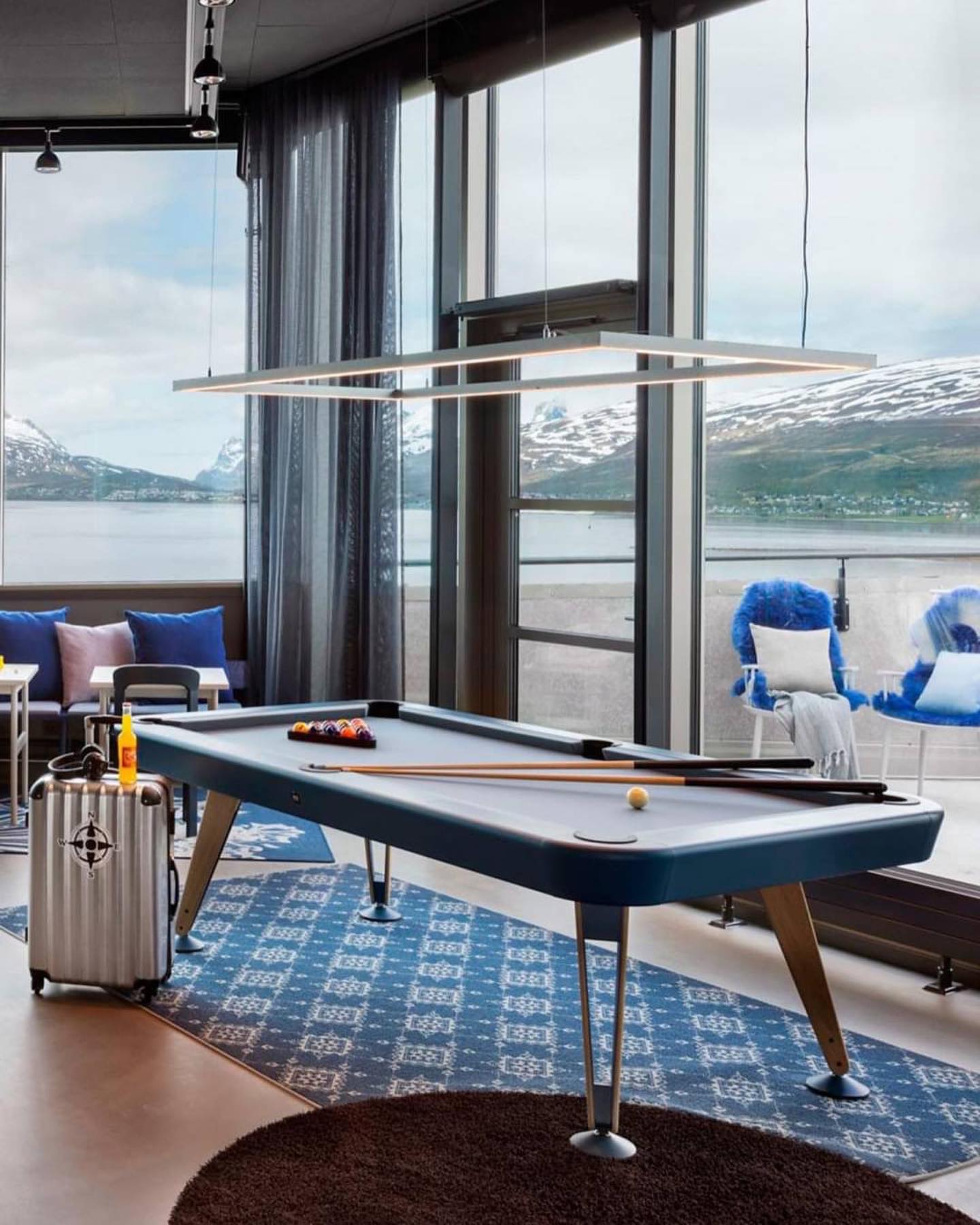 Billiard table "Pool" - design Diagonal American 7" from RS Barcelona